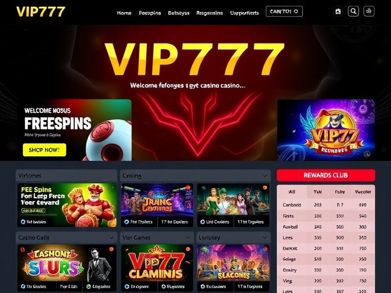 Experience the ultimate in online gambling with VIP777.com. Discover exclusive casino games, sports betting, live dealers, and VIP perks. Join today for bonuses, tournaments, and a secure platform tailored to your gambling needs.
